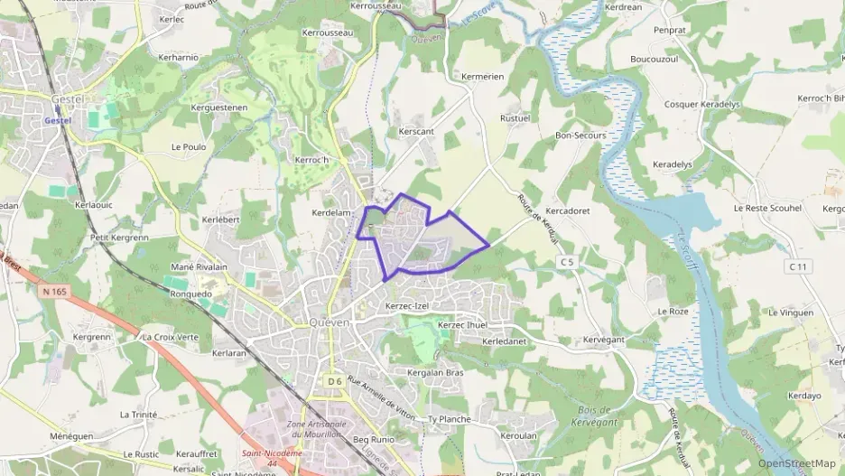 Maison 84 m² quatre pièces à vendre à Quéven