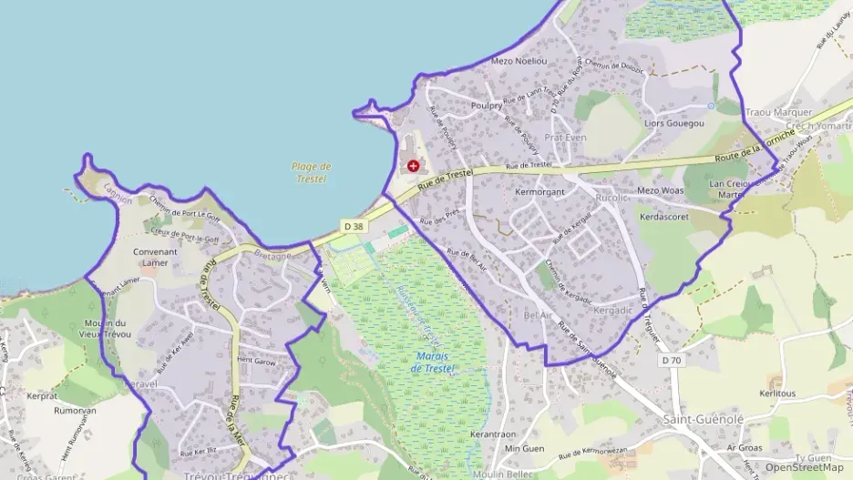 Maison 78 m² cinq pièces à vendre à Trévou-Tréguignec Maison 78 m² cinq pièces à vendre à Trévou-Tréguignec