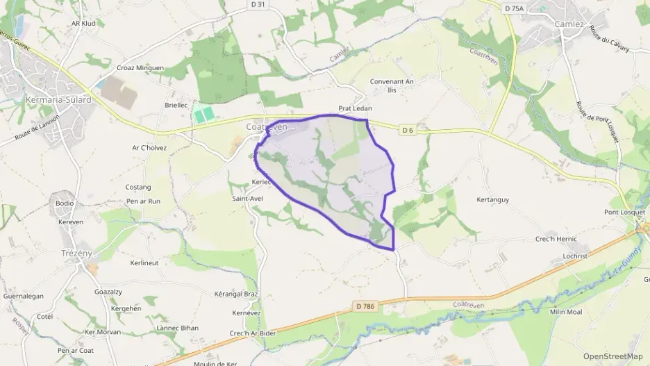 Maison 180 m² six pièces à vendre à Coatréven Maison 180 m² six pièces à vendre à Coatréven