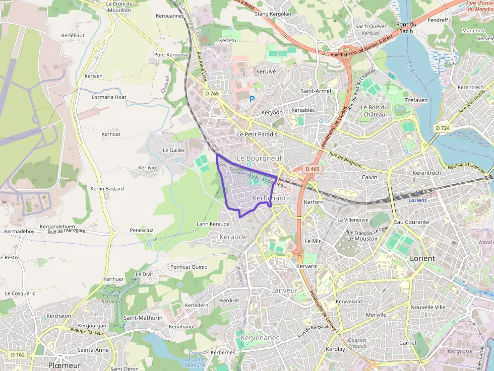 Maison 94 m² quatre pièces à vendre à Lorient