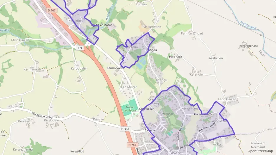 Maison 70 m² trois pièces à vendre à Cavan