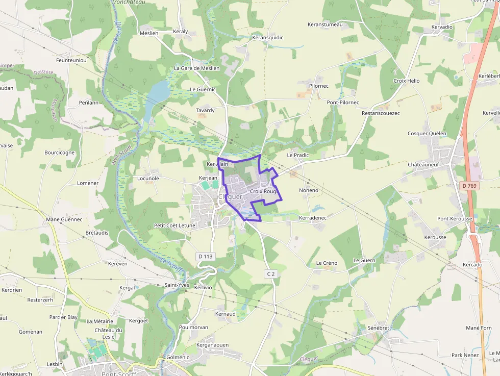 Maison 80 m² trois pièces à vendre à Cléguer