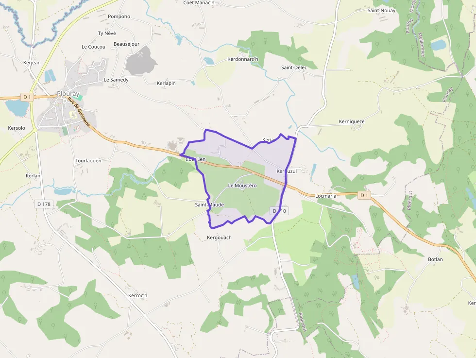 Maison 120 m² quatre pièces à vendre à Plouray