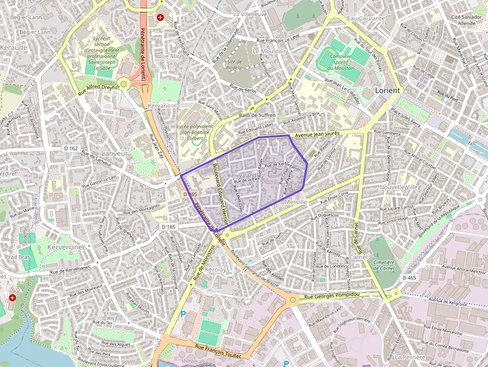 Maison 65 m² quatre pièces à vendre à Lorient