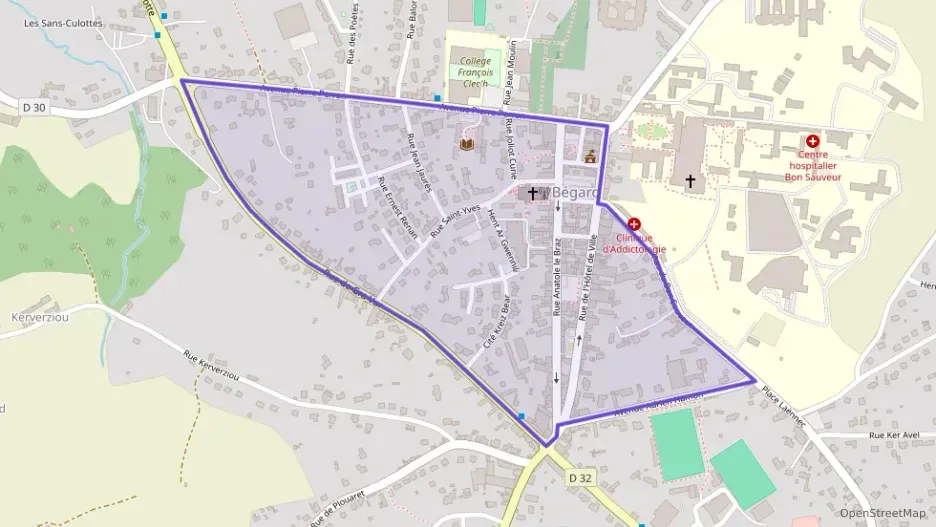 Maison 58 m² quatre pièces à vendre à Bégard