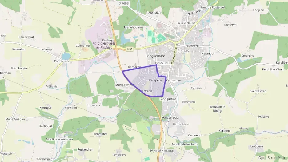 Maison 89 m² quatre pièces à vendre à Plouay Maison 89 m² quatre pièces à vendre à Plouay