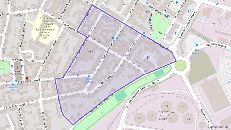 Maison 74 m² cinq pièces à vendre à Lorient Maison 74 m² cinq pièces à vendre à Lorient