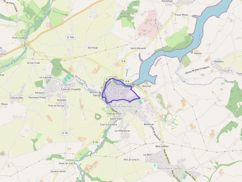 Maison 80 m² trois pièces à vendre à La Roche-Jaudy