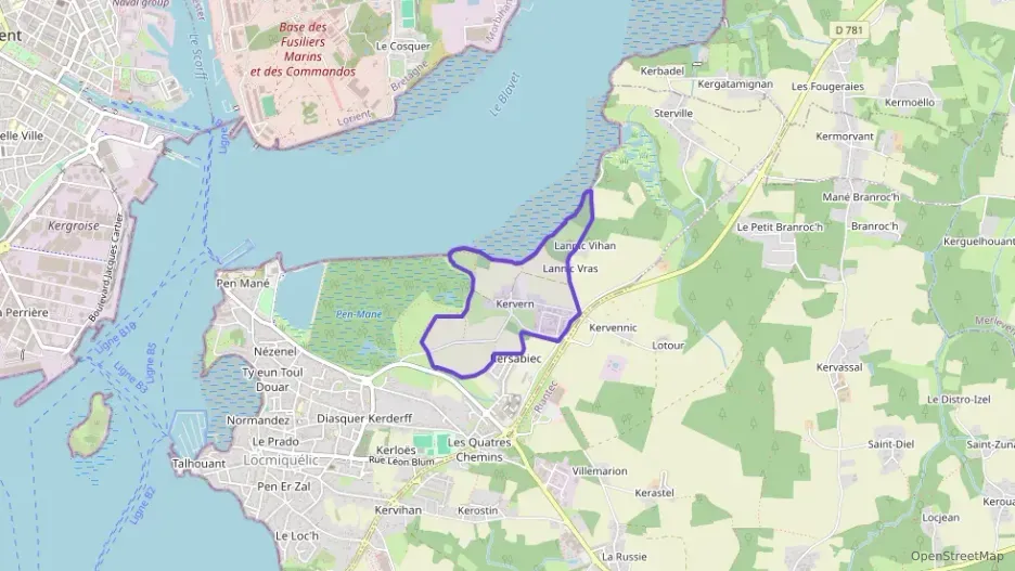 Maison 60 m² trois pièces à vendre à Locmiquélic