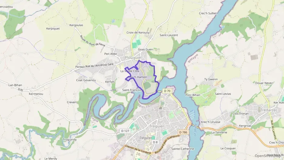 Maison 110 m² quatre pièces à vendre à Plouguiel