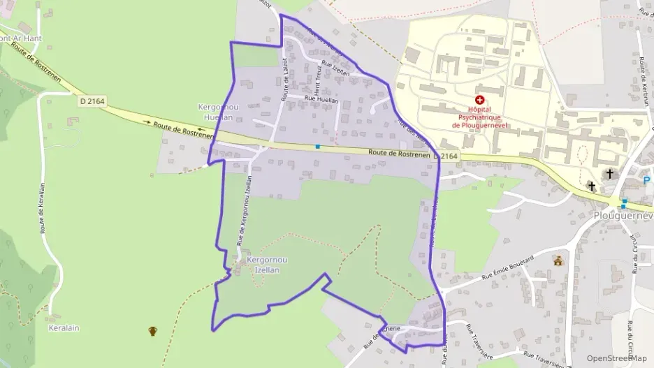 Maison 104 m² cinq pièces à vendre à Plouguernével Maison 104 m² cinq pièces à vendre à Plouguernével