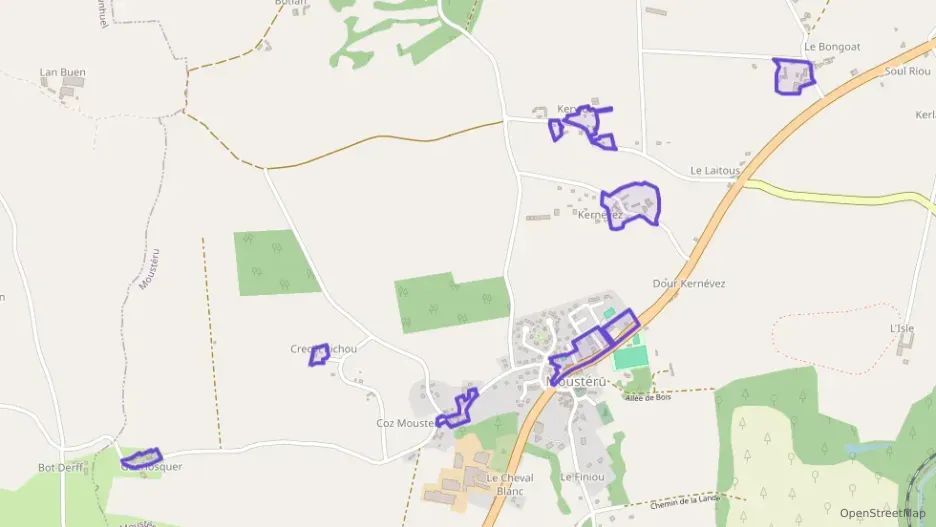 Maison 60 m² deux pieces à vendre à Moustéru