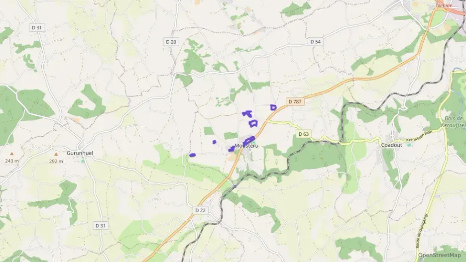 Maison 56 m² trois pièces à vendre à Moustéru