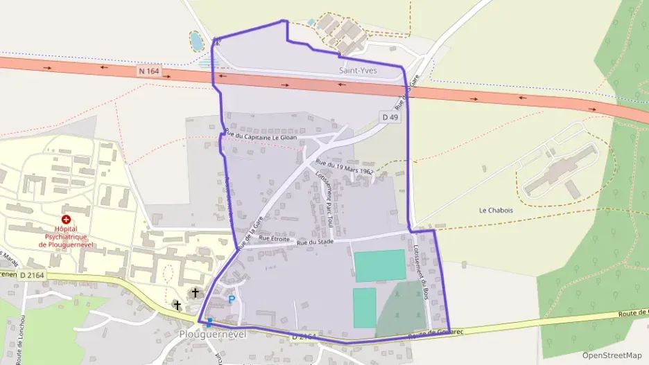 Maison 82 m² quatre pièces à vendre à Plouguernével