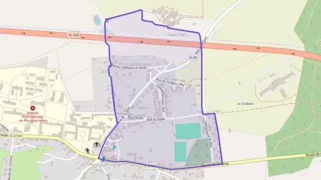 Maison 82 m² quatre pièces à vendre à Plouguernével