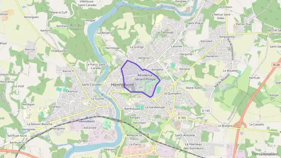 Maison 82 m² cinq pièces à vendre à Hennebont