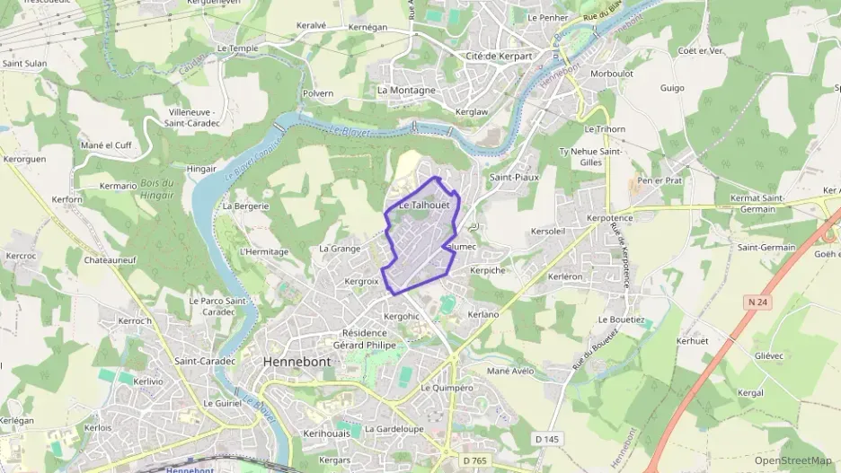 Maison 96 m² six pièces à vendre à Hennebont
