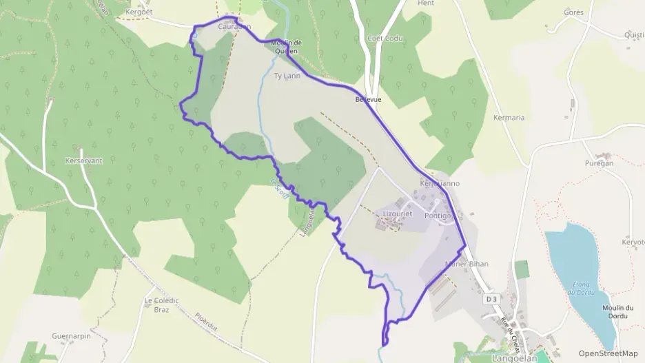 Maison 90 m² trois pièces à vendre à Langoëlan