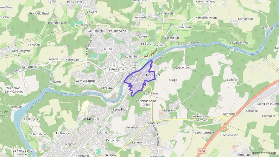 Maison 46 m² trois pièces à vendre à Hennebont