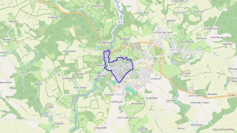 Maison 100 m² quatre pièces à vendre à Guémené-sur-Scorff