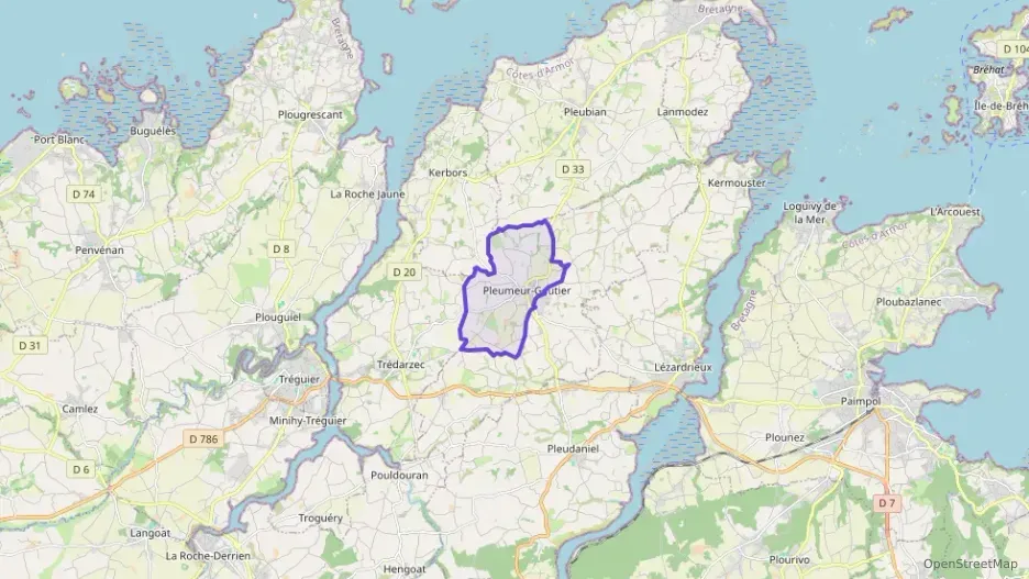 Maison 96 m² quatre pièces à vendre à Pleumeur-Gautier Maison 96 m² quatre pièces à vendre à Pleumeur-Gautier