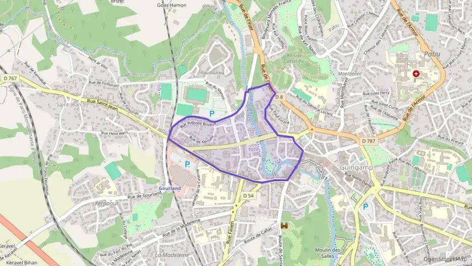 Maison 76 m² quatre pièces à vendre à Guingamp Maison 76 m² quatre pièces à vendre à Guingamp