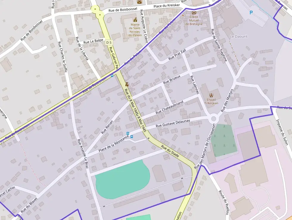 Maison 70 m² trois pièces à vendre à Saint-Nicolas-du-Pélem