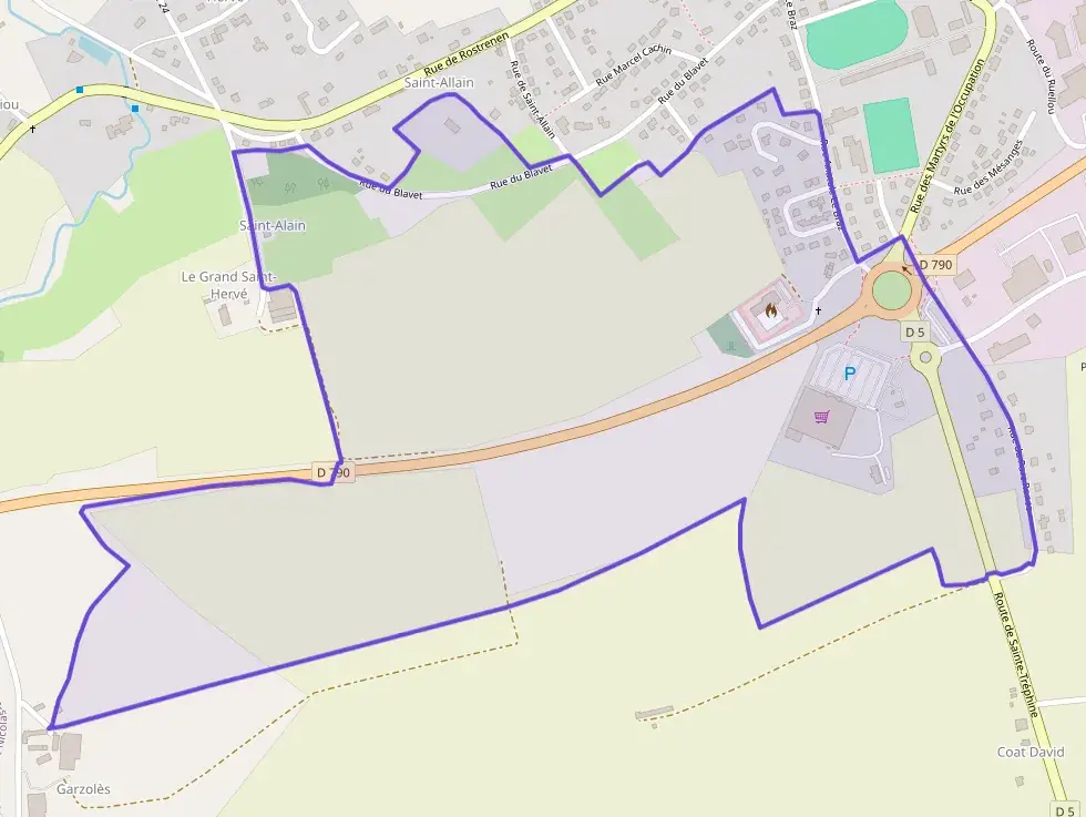 Maison 73 m² quatre pièces à vendre à Saint-Nicolas-du-Pélem