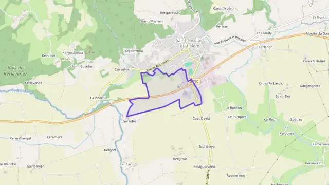 Maison 73 m² quatre pièces à vendre à Saint-Nicolas-du-Pélem