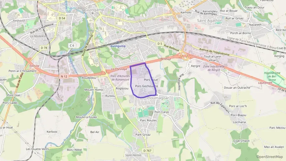 Maison 72 m² trois pièces à vendre à Ploumagoar