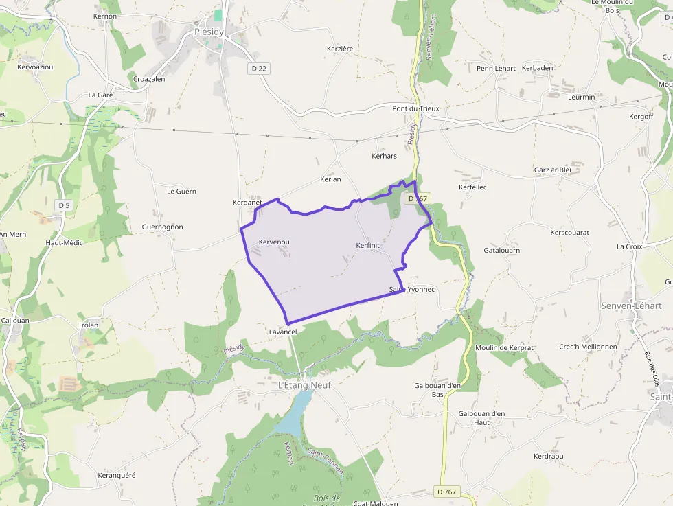 Maison 89 m² quatre pièces à vendre à Plésidy