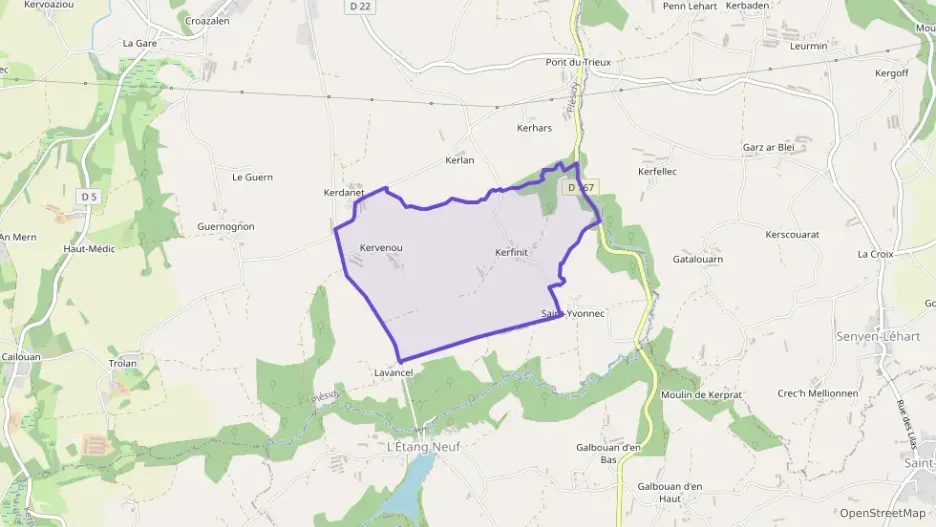 Maison 89 m² quatre pièces à vendre à Plésidy