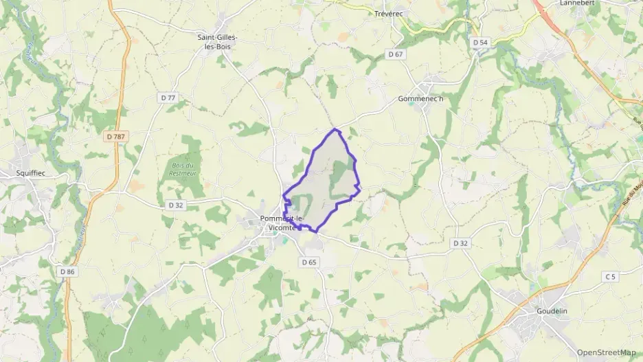 Maison 120 m² quatre pièces à vendre à Pommerit-le-Vicomte