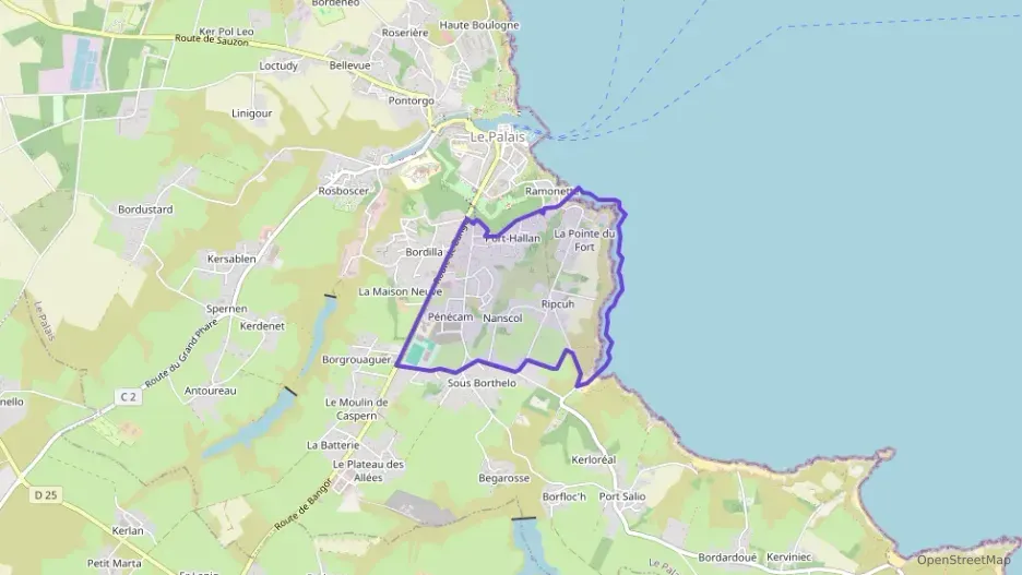 Maison 129 m² cinq pièces à vendre à Le Palais Maison 129 m² cinq pièces à vendre à Le Palais