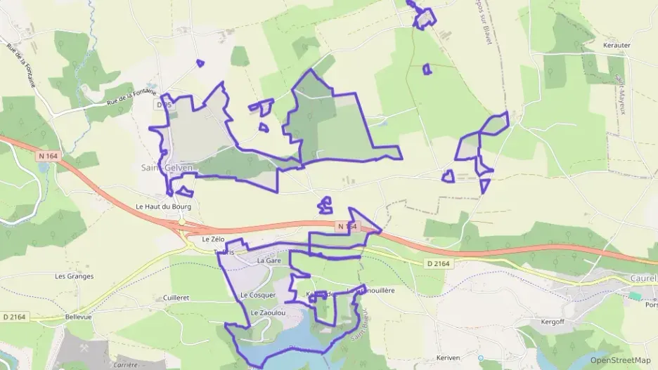 Maison 110 m² quatre pièces à vendre à Bon Repos sur Blavet