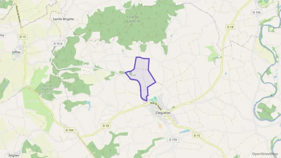 Maison 97 m² quatre pièces à vendre à Cléguérec Maison 97 m² quatre pièces à vendre à Cléguérec