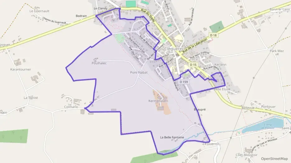 Maison 93 m² cinq pièces à vendre à Cléguérec Maison 93 m² cinq pièces à vendre à Cléguérec