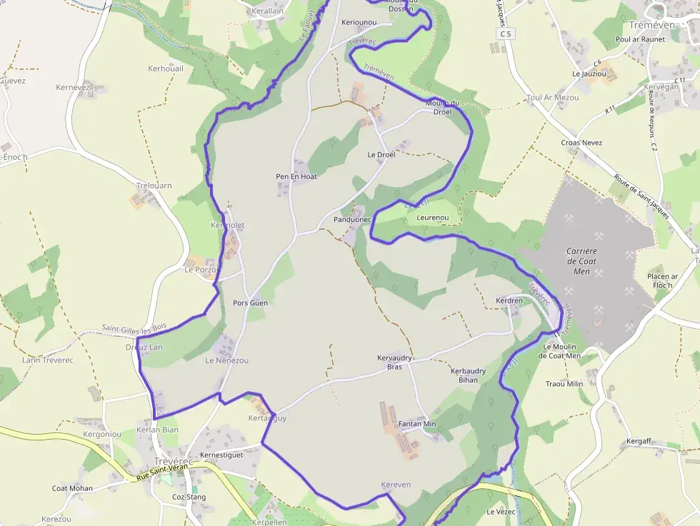 Maison 120 m² quatre pièces à vendre à Trévérec