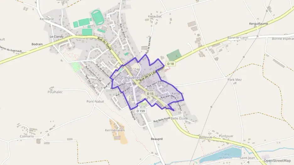 Maison 114 m² six pièces à vendre à Cléguérec Maison 114 m² six pièces à vendre à Cléguérec