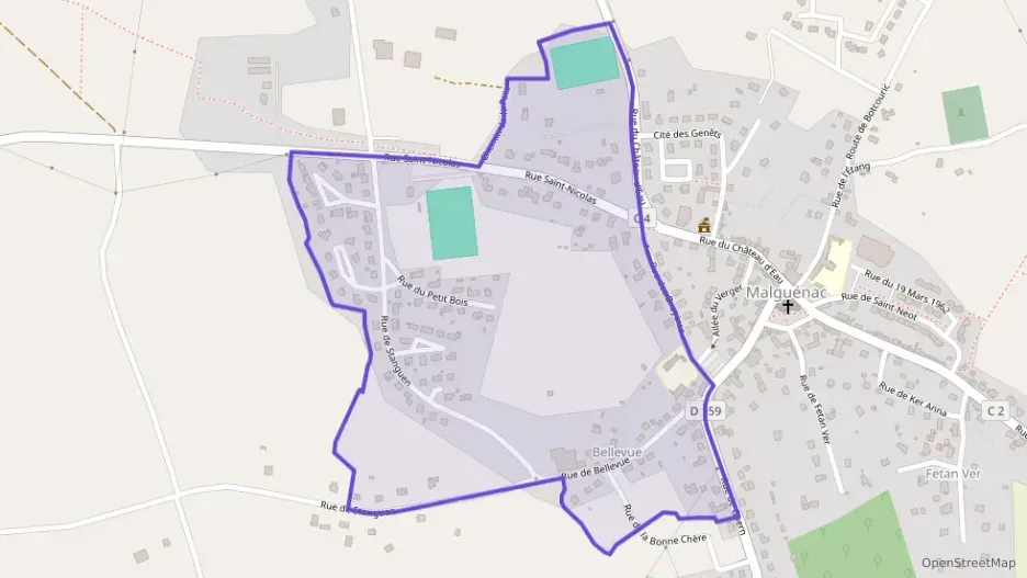 Maison 87 m² quatre pièces à vendre à Malguénac Maison 87 m² quatre pièces à vendre à Malguénac