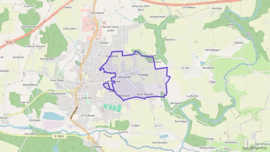 Maison 152 m² cinq pièces à vendre à Baud Maison 152 m² cinq pièces à vendre à Baud