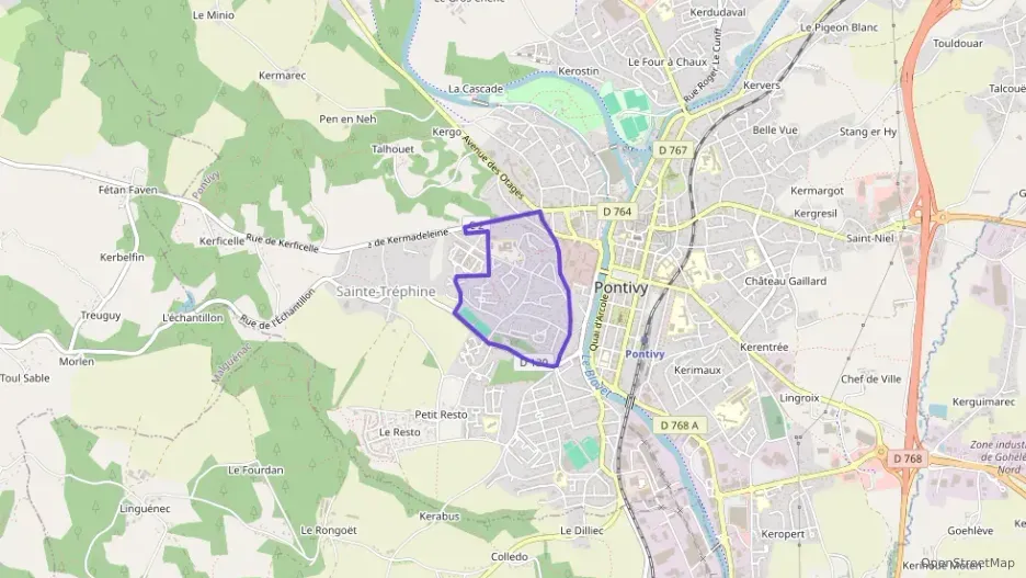 Maison 100 m² quatre pièces à vendre à Pontivy