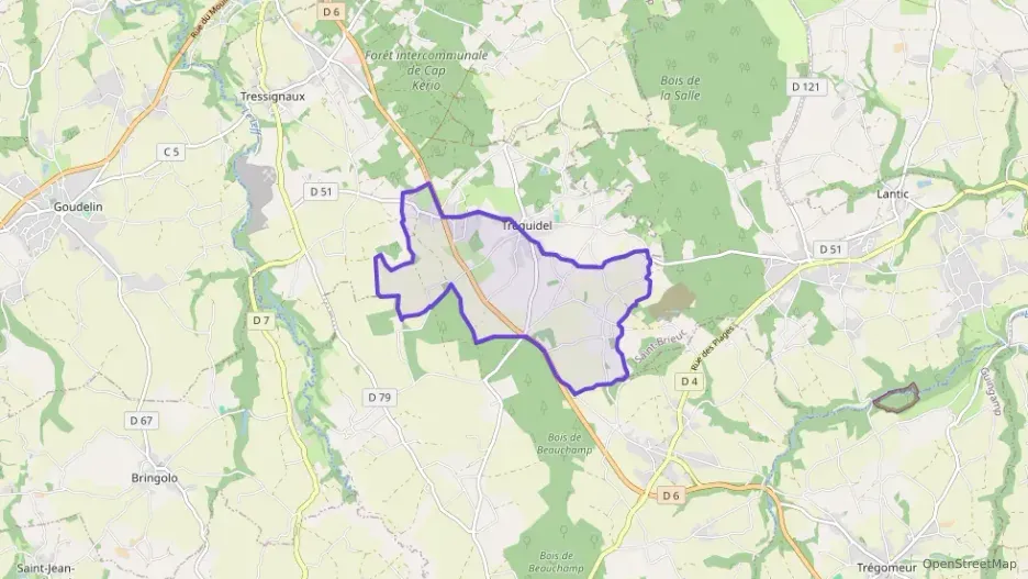 Maison 96 m² cinq pièces à vendre à Tréguidel