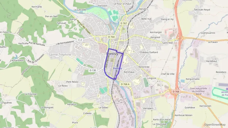 Maison 90 m² quatre pièces à vendre à Pontivy