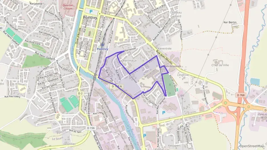 Maison 90 m² quatre pièces à vendre à Pontivy