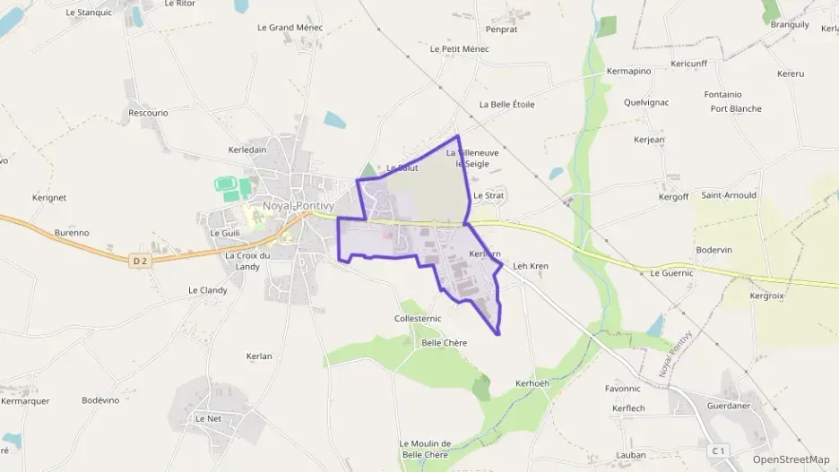 Maison 107 m² quatre pièces à vendre à Noyal-Pontivy Maison 107 m² quatre pièces à vendre à Noyal-Pontivy