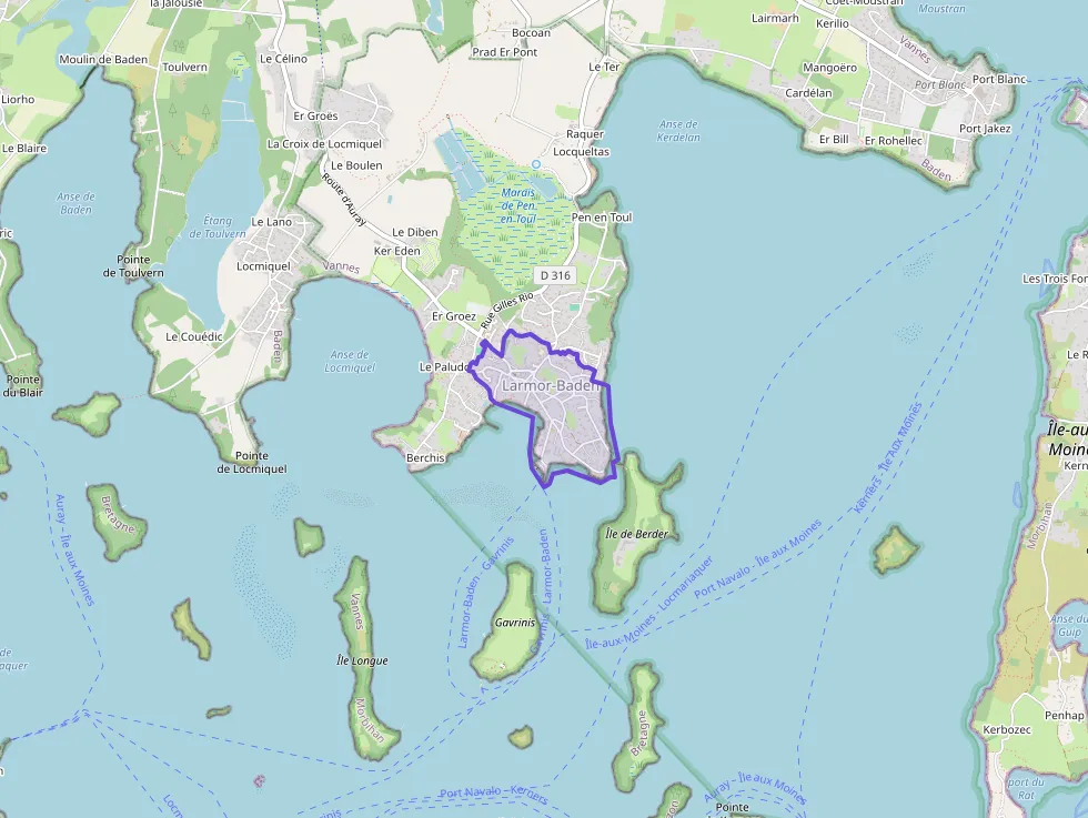 Maison 69 m² trois pièces à vendre à Larmor-Baden