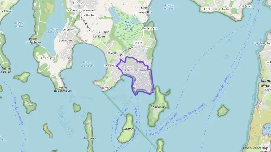 Maison 69 m² trois pièces à vendre à Larmor-Baden Maison 69 m² trois pièces à vendre à Larmor-Baden