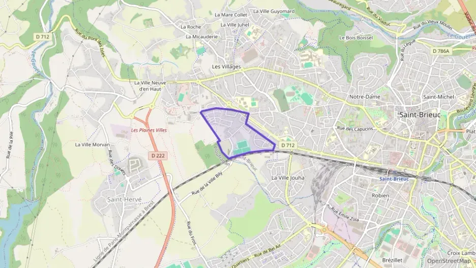 Maison 96 m² cinq pièces à vendre à Saint-Brieuc Maison 96 m² cinq pièces à vendre à Saint-Brieuc