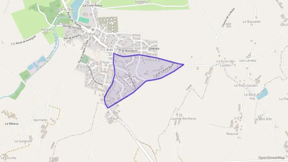 Maison 73 m² quatre pièces à vendre à Trévé